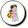 Girl Holding Ball